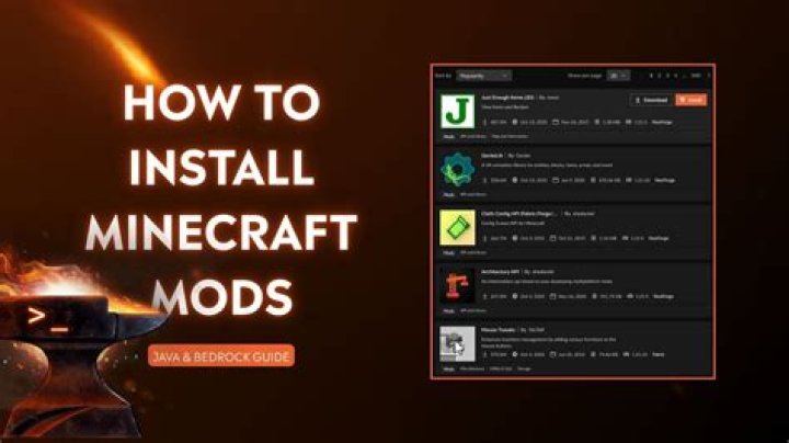 How do you install mods on minecraft
