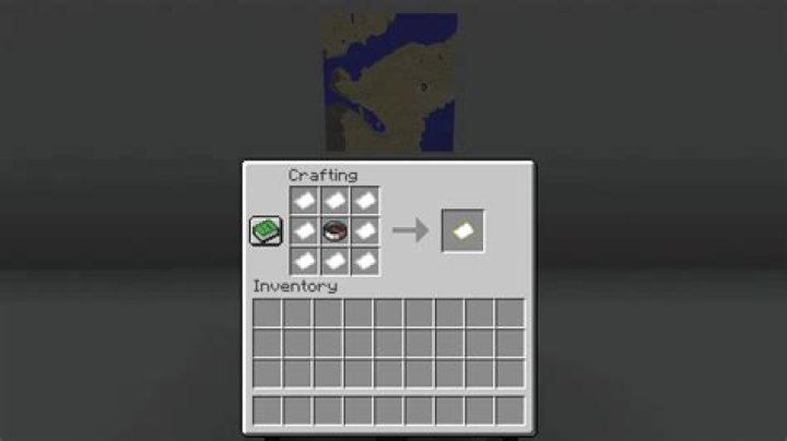 How do you make a map in minecraft