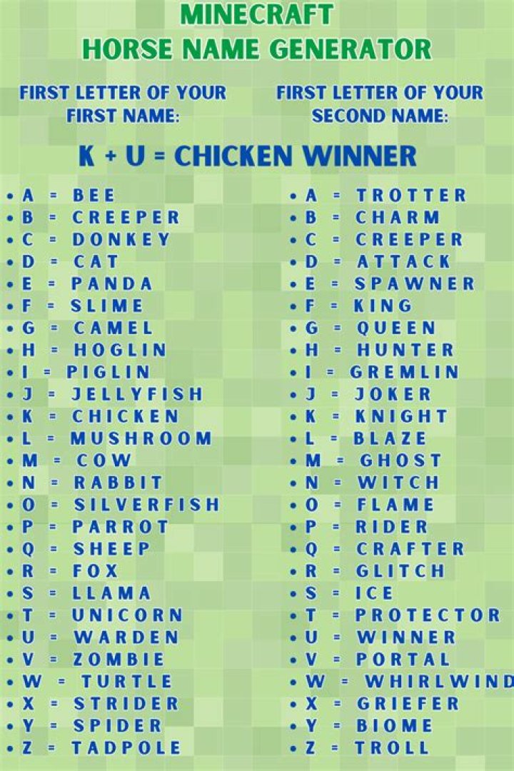 How do you name a horse in minecraft