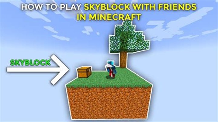 How do you play skyblock on minecraft