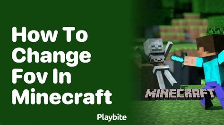 How to change fov in minecraft xbox one