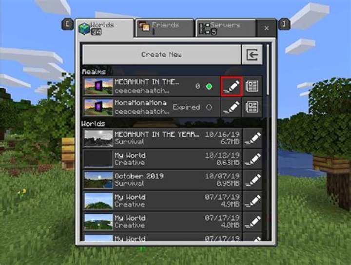 How to change minecraft realms privacy settings