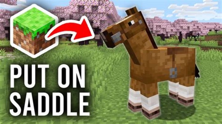 How to get on a horse minecraft