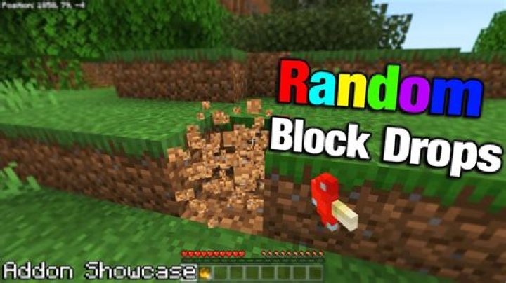 How to get random drops in minecraft