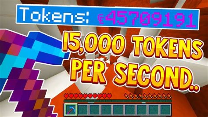 How to get tokens in minecraft for free
