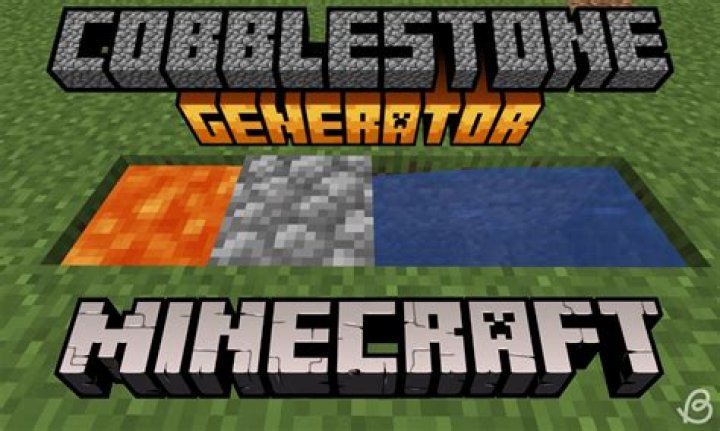How to make a cobble generator in minecraft