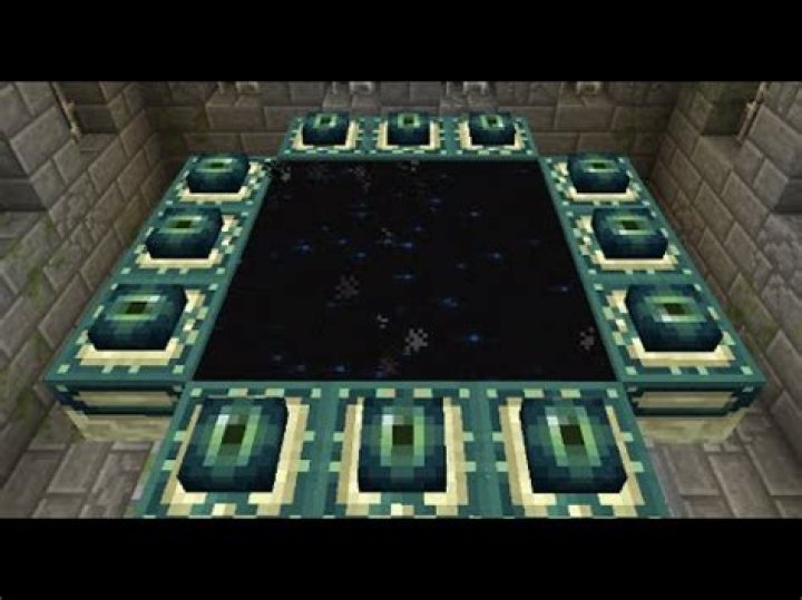 How to make a dragon portal in minecraft