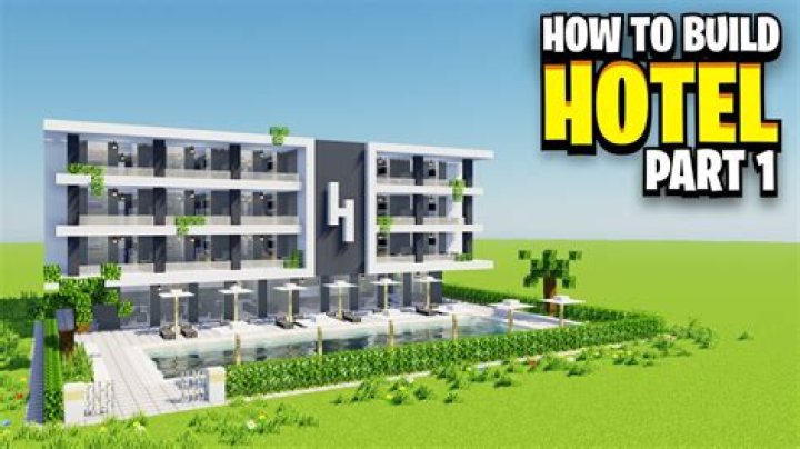 How to make a hotel in minecraft pe