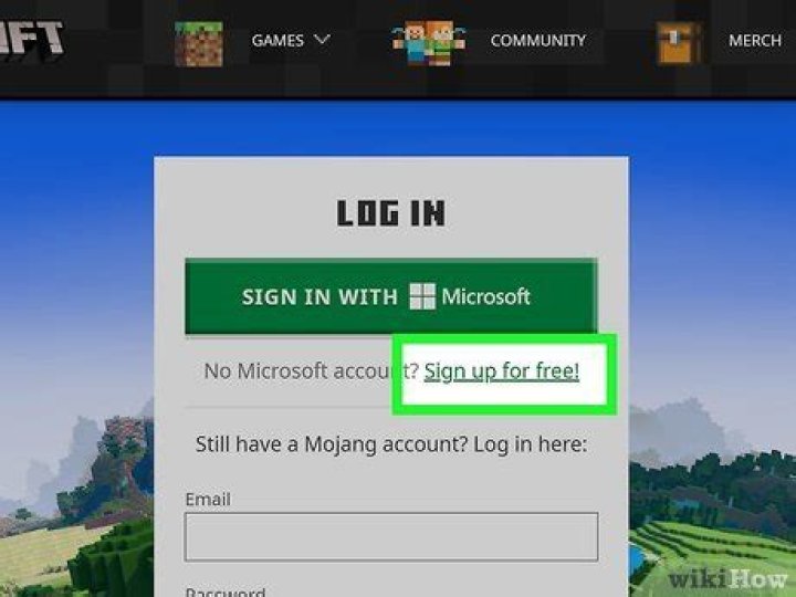 How to make a microsoft account for minecraft