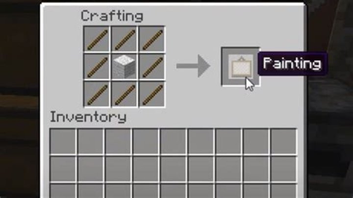 How to make a painting on minecraft