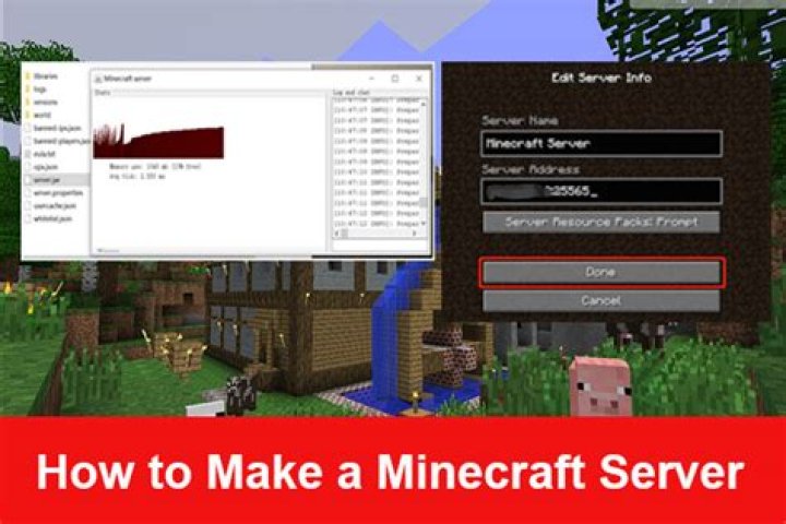 How to make a server on minecraft java