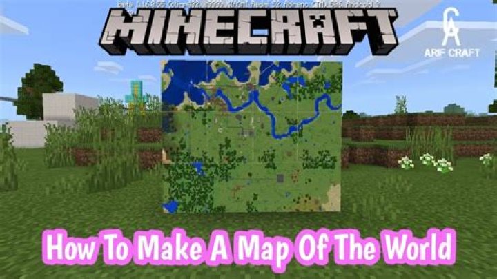 How to make a world map in minecraft