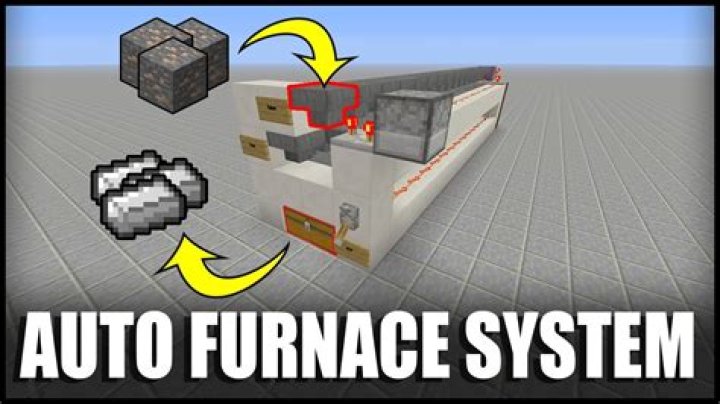 How to make an auto furnace in minecraft