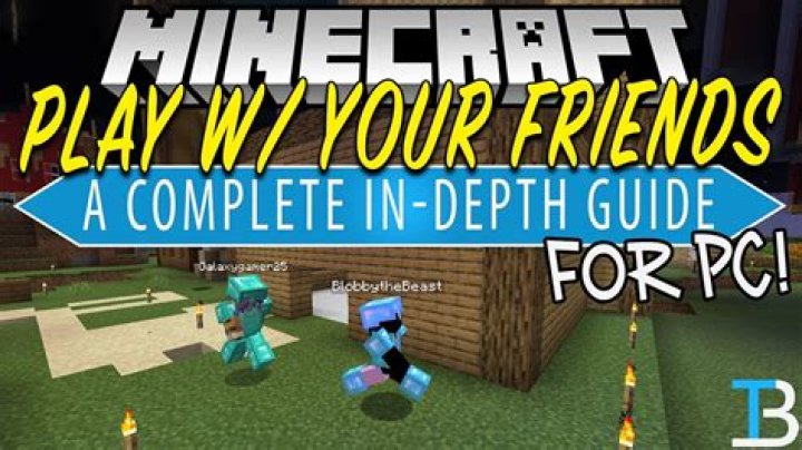 How to play minecraft with friends on pc