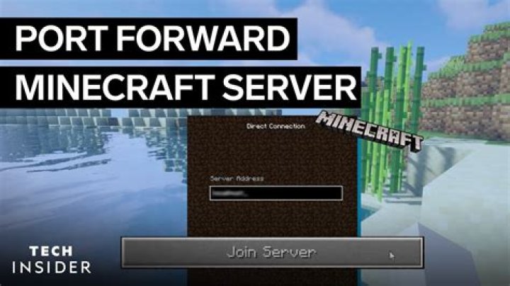 How to port forward minecraft server 1.7.10