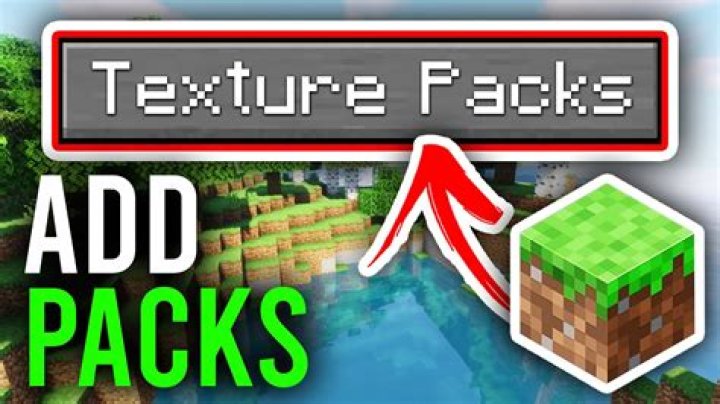 How to put texture packs on minecraft java