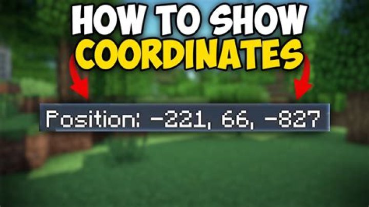 How to show coordinates in minecraft better together