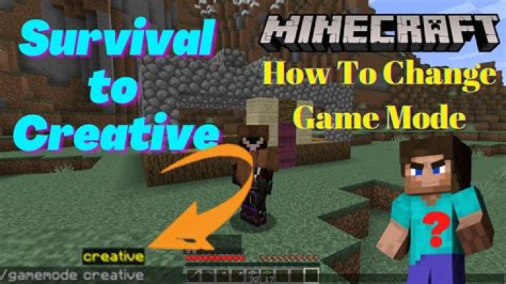 How to turn creative to survival minecraft