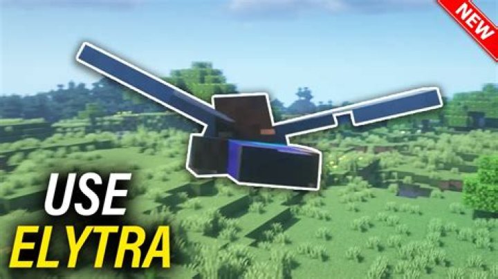 How to use elytra wings in minecraft pe
