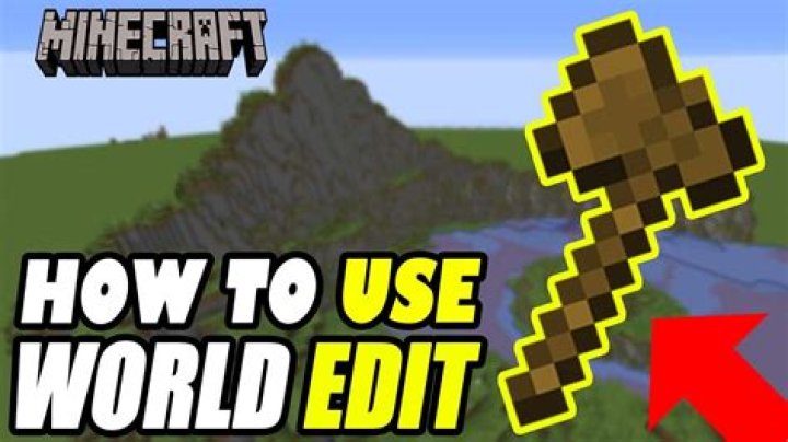 How to use world edit in minecraft java