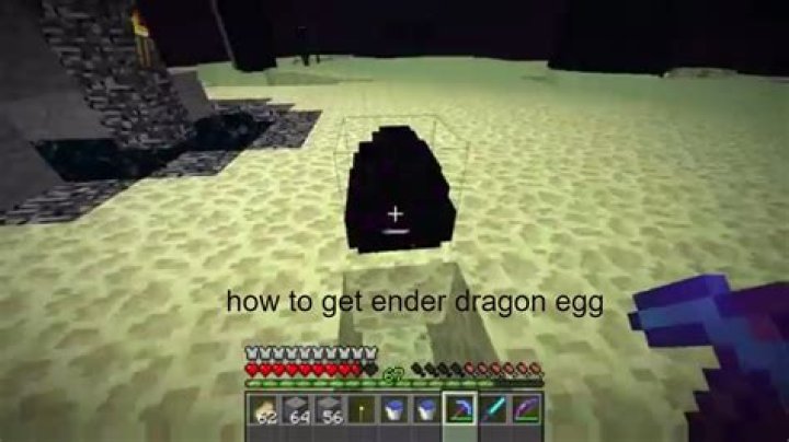 Minecraft how to get ender dragon egg
